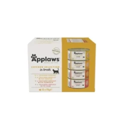 Applaws Cat Kylling in Broth Multipack (12 x 70g)