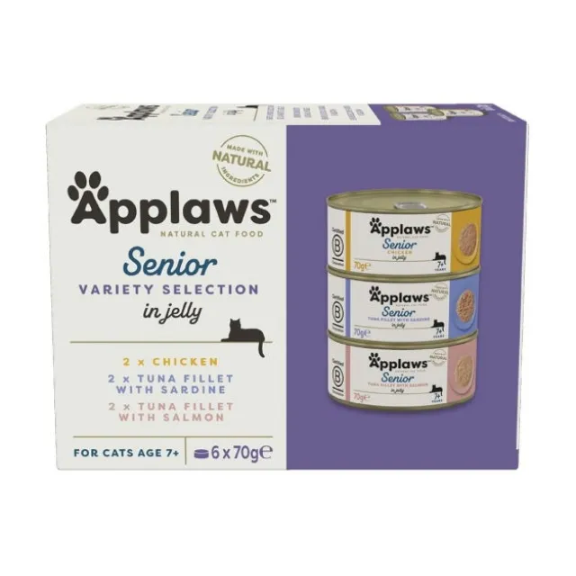 Applaws Cat Senior Multipack Variety Selection in Jelly 6 x 70 g