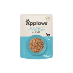 Applaws Cat Tuna and Sea Bream in Broth 70g