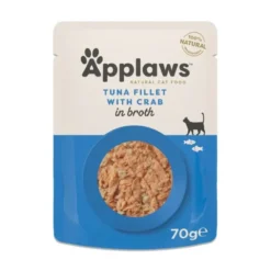 Applaws Cat Tuna Fillet and Crab in Broth 70 g