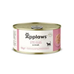 Applaws Cat Tuna Fillet and Prawn in Broth