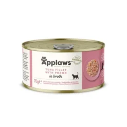 Applaws Cat Tuna Fillet and Prawn in Broth