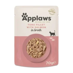 Applaws Cat Tuna Fillet and Salmon in Broth 70 g