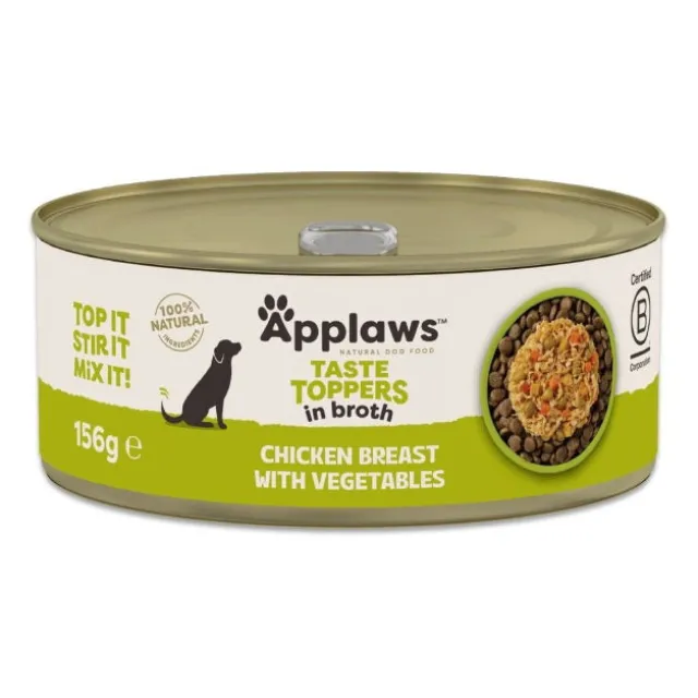 Applaws Taste Toppers chicken breast with pumpkin, carrots & peas in broth