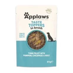 Applaws Taste Toppers tuna fillet with pumpkin, chickpeas & kale in broth pouch