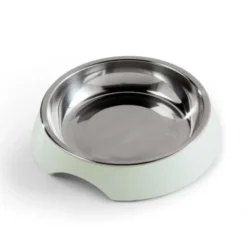 Basic Meow Melamine Ripple katteskål, Mint