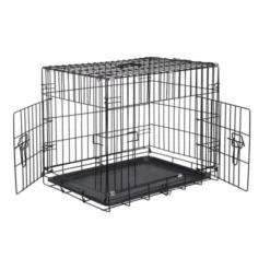 Basic Sturdy Hundebur i Metall Svart