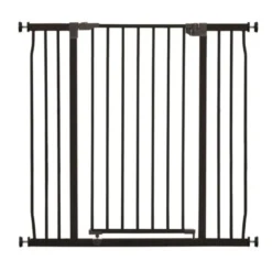 Basic Sturdy Hundegrind Høy og Bred 93 x 99 - 105,5 cm Sort