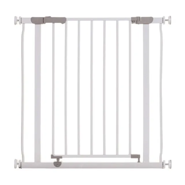Basic Sturdy Hundegrind Standard Hvit 76 x 75 - 81 cm