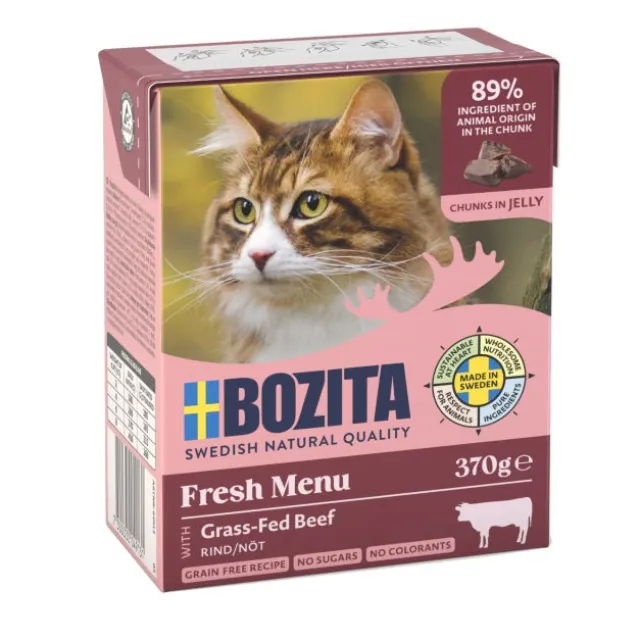 Bozita Cat Grass-fed Beef Chunks in Jelly 370 g