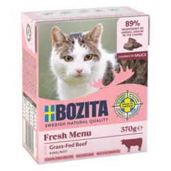 Bozita Cat Grass-fed Beef Chunks in Sauce 370 g