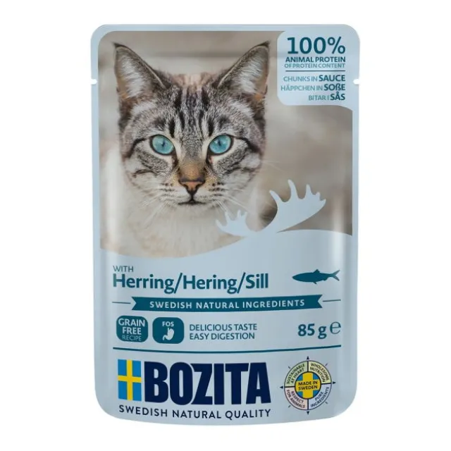 Bozita Cat Herring Chunks in Sauce 85g