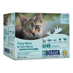 Bozita Cat Meat and Fish in Sauce Multipack 12x85 g