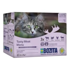 Bozita Cat Meat Menu in Sauce Multipack 12x85 g