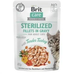 Brit Care Cat Adult Sterilized Turkey 85 g