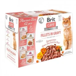 Brit Care Cat Fillets in Gravy Multipack 12 x 85 g