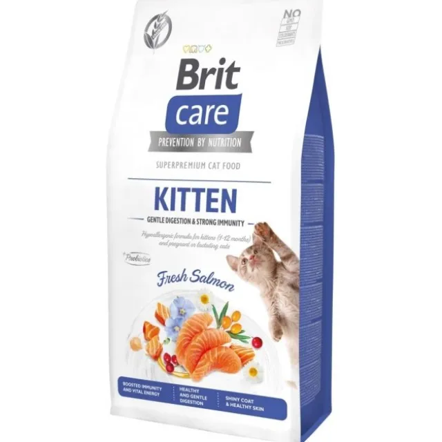 Brit Care Cat Grain Free Kitten Gentle Digestion & Strong Immunity Fresh Salmon