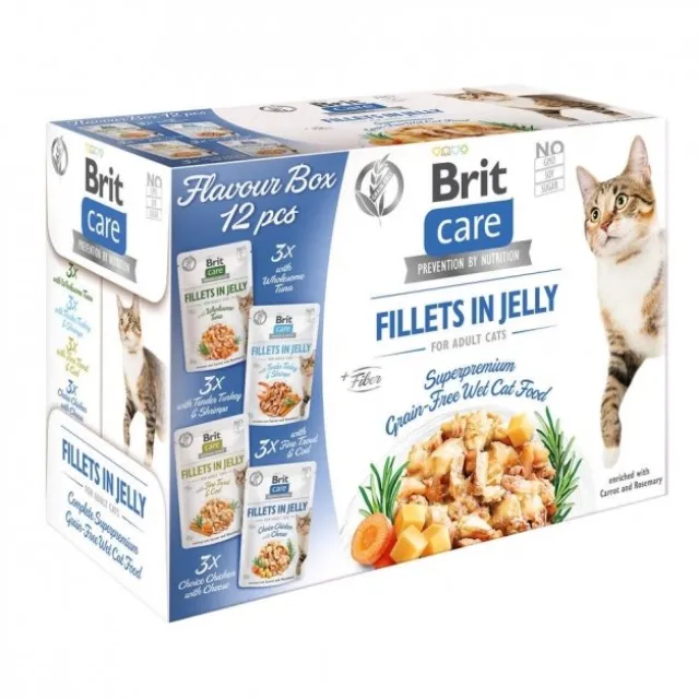 Brit Care Cat Jelly Multipack 12 x 85 g