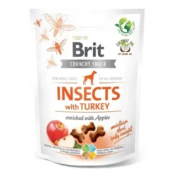 Brit Care Crunchy Snack Insects Turkey 200 g