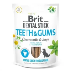 Brit Care Dental Stick Teeth & Gums with Chamomile & Sage 7 pcs
