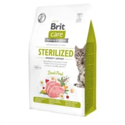 Brit Care Grain Free Cat Sterilized Immunity Support Fresh Pork
