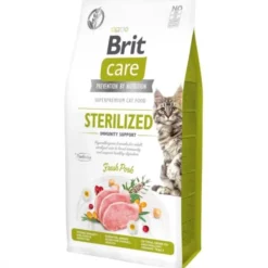 Brit Care Grain Free Cat Sterilized Immunity Support Fresh Pork