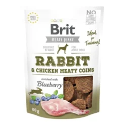 Brit Care Meaty Jerky Coins Rabbit 80 g