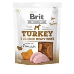 Brit Care Meaty Jerky Coins Turkey