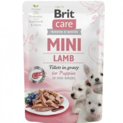 Brit Care Mini Puppy lam i saus 85 g