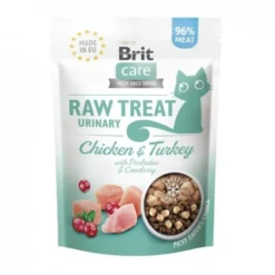 Brit Care RAW Cat Treat Urinary Chicken-Turkey, 40 g
