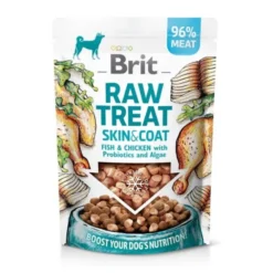 Brit Care Raw Treat Dog Skin & Coat Chicken Fish & Pork, 40 g