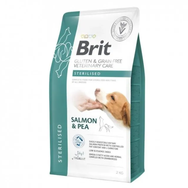 Brit Veterinary Care Dog Grain Free Sterilised Salmon with Pea