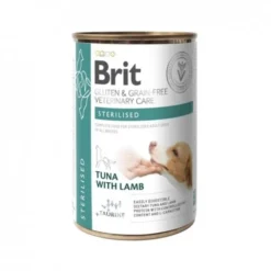 Brit Veterinary Care Dog Grain Free Sterilised Tuna with Lamb, 400 g