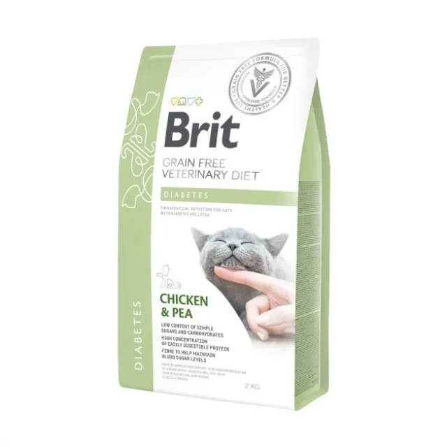 Brit Veterinary Diet Cat Diabetes Grain Free Chicken & Pea