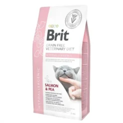 Brit Veterinary Diet Cat Grain Free Hypoallergenic Salmon & Pea