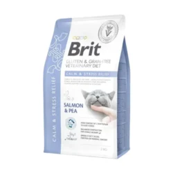 Brit Veterinary Diet Cat Grain Free Calm & Stress Relief Salmon & Pea