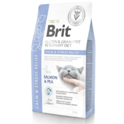 Brit Veterinary Diet Cat Grain Free Calm & Stress Relief Salmon & Pea