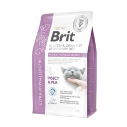 Brit Veterinary Diet Cat Grain Free Ultra Hypoallergenic Insect & Pea