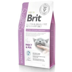 Brit Veterinary Diet Cat Grain Free Ultra Hypoallergenic Insect & Pea