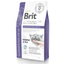 Brit Veterinary Diet Cat Grain Free Gastrointestinal Low Fat Herring & Pea