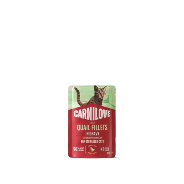 Carnilove Cat Adult Sterilized Quail with Dandelion 85 g