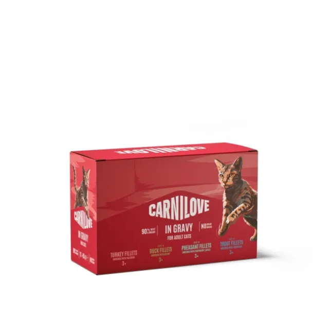 CARNILOVE cat POUCH gravy rich multipack