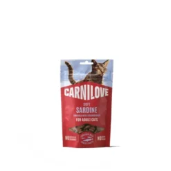 CARNILOVE Cat SOFT Snack Sardine enriched with Strawberry 50 g
