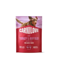 Carnilove Dog Adult Turkey & Buffalo with Rose petals Paté 300 g