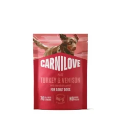 Carnilove Dog Adult Turkey & Venison with Strawberry leaves Paté 300 g
