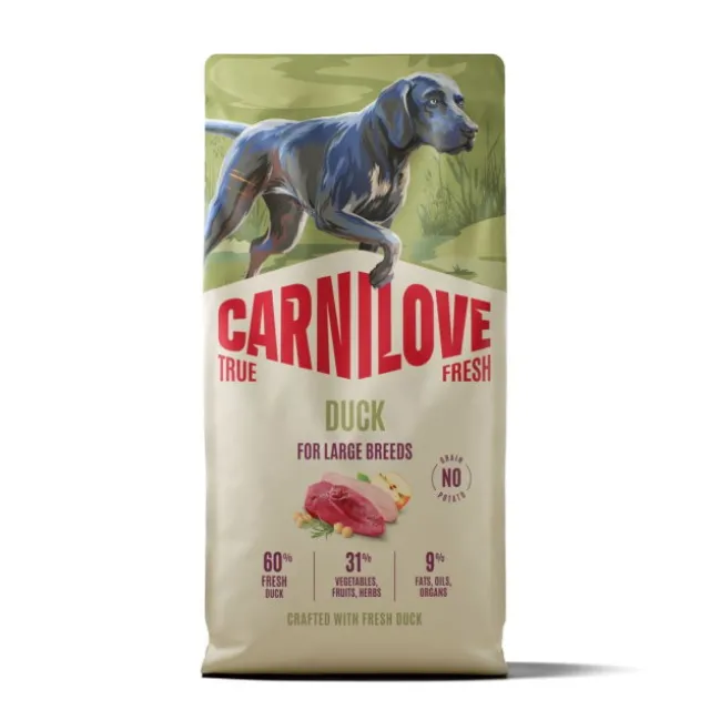 CARNILOVE TRUE FRESH dog dry duck for adult large breeds