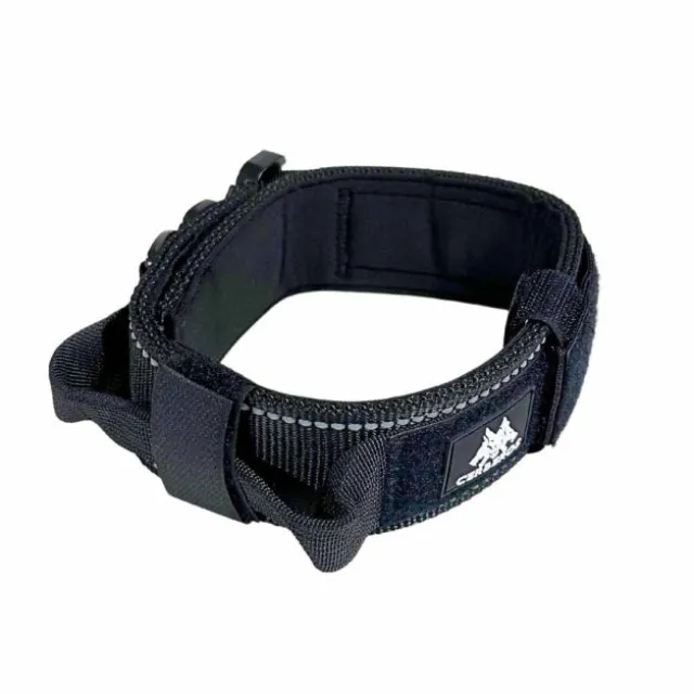 Cerberos halsband Reflekterande Sort
