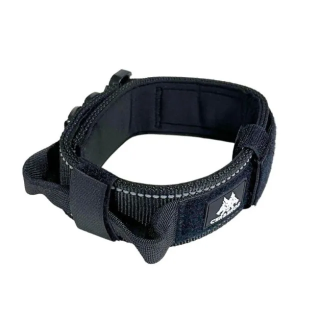 Cerberos halsband Reflekterande Sort