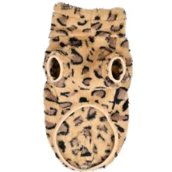 51 Degrees North Turtle Teddy hundegenser, leopard