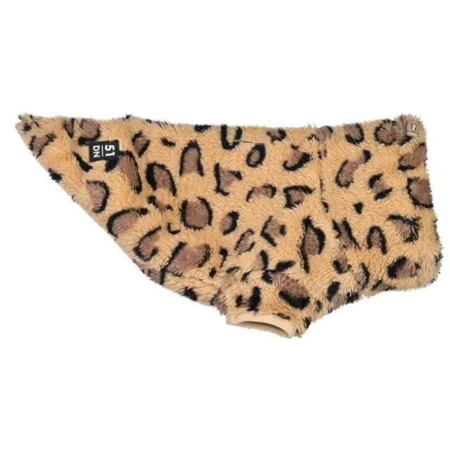 51 Degrees North Turtle Teddy hundegenser, leopard